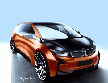 Sketch BMW i3 Concept Coupé (I01) '11.2012
