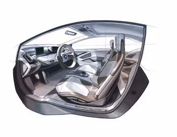 Sketch BMW i3 Concept Coupé (I01) '11.2012