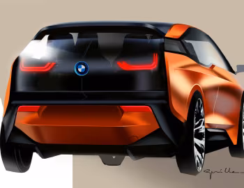 Sketch BMW i3 Concept Coupé (I01) '11.2012