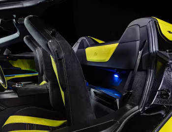 Interior BMW i8 Roadster "LimeLight Edition" '2019