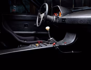 Interior BMW M1 Procar Art Car by Andy Warhol Restoration (E26)