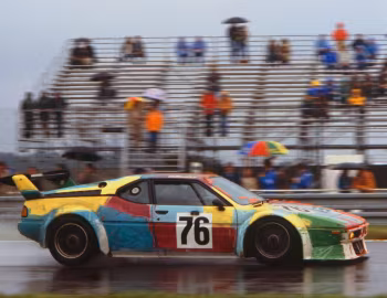 Herve Poulain BMW M1 Art Car by Andy Warhol (E26) '1979