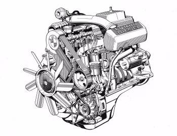 BMW M21D25 (115 p.s.) '1983–93