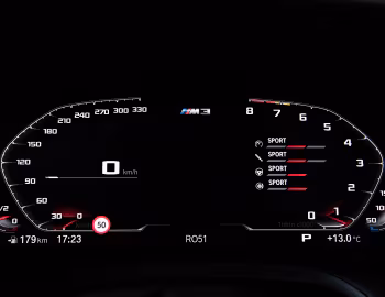Комбинация приборов BMW M3 Competition [Worldwide] (G80) '2020–24