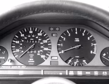 Камбінацыя прыбораў 1988–90 BMW M3 Coupe [North America] (E30) '03.1987–12.1990