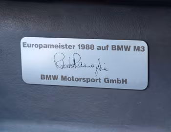 BMW M3 "Europameister '88" (E30) '10–11.1988