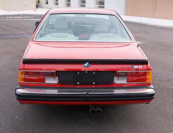 1987–88 BMW M6 [North America] (E24) '11.1986–09.1988