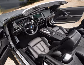 Інтер'єр 2013–15 BMW M6 Cabrio [North America] (F12) '02.2012–02.2015