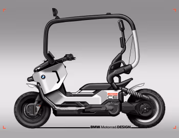 Boceto BMW Motorrad Vision CE '2025