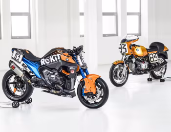 BMW R 1300 R Superhooligan, BMW R 90 S Rennmaschine