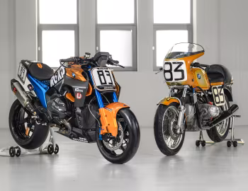 BMW R 1300 R Superhooligan, BMW R 90 S Rennmaschine