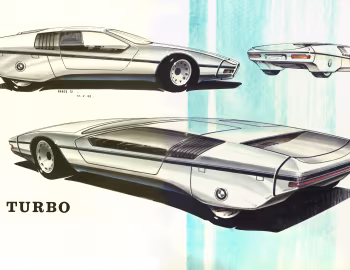 Эскіз BMW Turbo Concept (E25) '1972