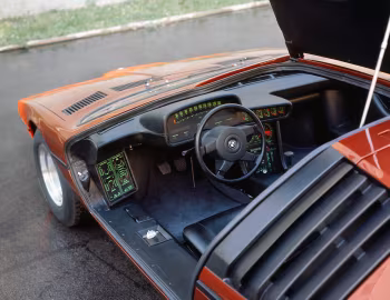 Інтэр'ер BMW Turbo Concept (E25) '1972