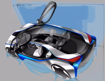 Эскиз BMW Vision EfficientDynamics '09.2009