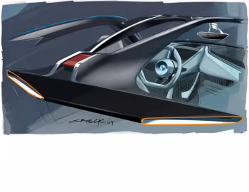 Sketch BMW Vision EfficientDynamics '09.2009