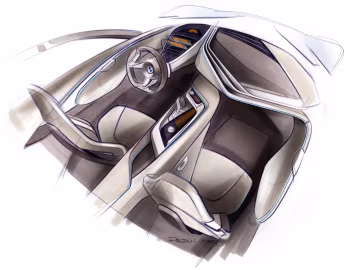 Эскиз BMW Vision EfficientDynamics '09.2009
