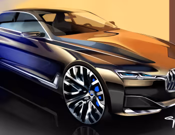 Эскиз BMW Vision Future Luxury '04.2014