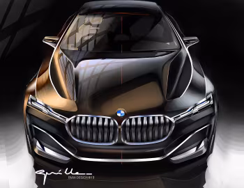 Sketch BMW Vision Future Luxury '04.2014