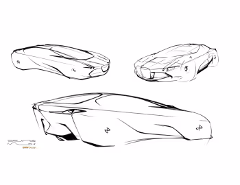 草图 BMW Vision Next 100 '03.2016