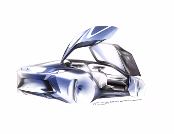 草图 BMW Vision Next 100 '03.2016