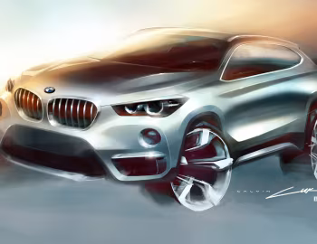 Скетч BMW X1 (F48) '2015
