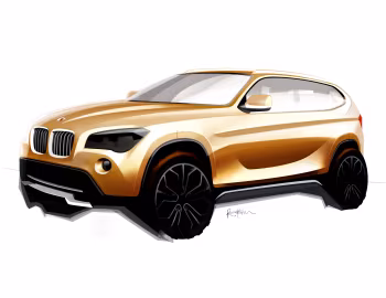 Эскіз BMW X1 (E84) '2009–15