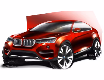 Эскіз BMW X4 (F26) '2014–18