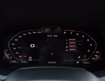 Комбинация приборов 2021–23 BMW X6 M Competition [North America] (F96) '2020–23