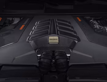 Sob o capô Brabus 900 Superblack '2026