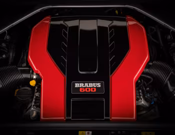 Sob o capô Brabus 600 (L460) '2023–pr.