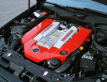 Пад капотам Brabus K8 (C209) '2003–05