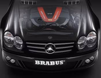 Bajo el capó Brabus S V12 S Biturbo Roadster (R230) '2006–08
