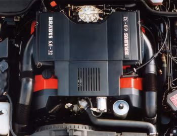 Under the hood Brabus SL 6.0-32 (R129) '1990
