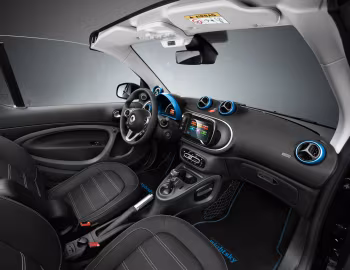 Интерьер smart EQ fortwo "edition nightsky" cabrio [Worldwide] (A453) '2018–н.в.