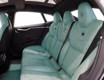 Интерьер Brabus Tesla Model S '2015–16