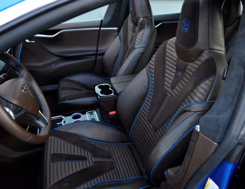 Интерьер Brabus Tesla Model S '2015–16