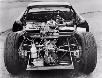 Sous la capuche Rover-BRM '1965