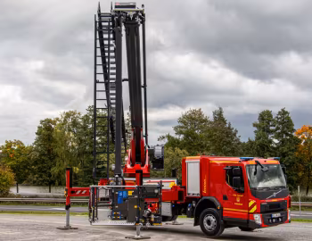 Volvo FE 42R Teleskopgelenkmast TGM 32 mit Lentner-Bronto Skylift F32 TLK Aufbau [Germany] '2022