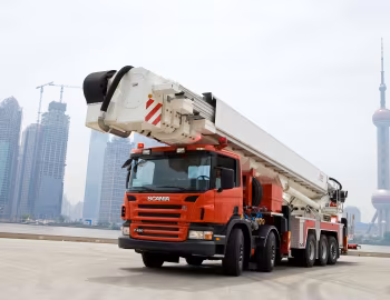 Scania P420 10×4 HHA rigid CP14 Bronto Skylift Typ F90 HLA [China] '2007