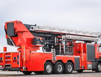 Scania P450 8×4 rigid CP16 Hubrettungsbühne Rosenbauer B60 '2018