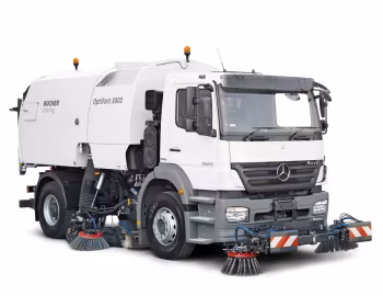 Mercedes-Benz Axor 1829 Bucher Schörling OptiFant 8000 '2005–10