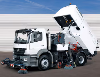 Mercedes-Benz Axor 1829 Bucher Schörling OptiFant 8000 '2005–10