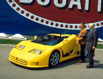 Bugatti EB110 SS, Michael Schumacher, Romano Artioli