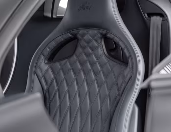 Interior Bugatti Chiron "Noire" '2020