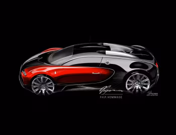 Boceto Bugatti F.K.P. Hommage '2026