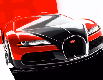 Boceto Bugatti F.K.P. Hommage '2026