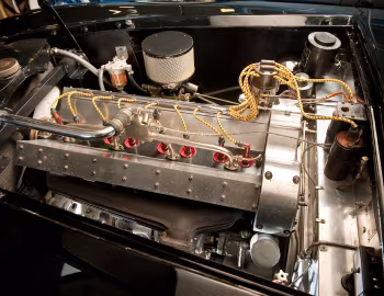 Sous la capuche Bugatti Type 101C Coupé par Antem (#101.504) '1951