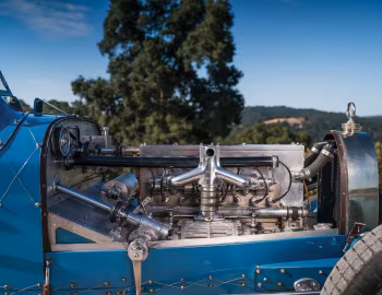 Bajo el capó Bugatti Type 35C '1927