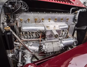 Bajo el capó Bugatti Type 46S Cabriolet by Reinboldt & Christie '1931