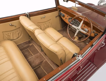 Interior Bugatti Type 46S Cabriolet by Reinboldt & Christie '1931